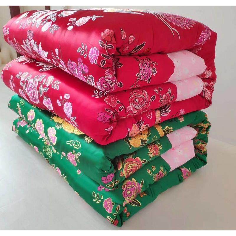 传统老式包边被子怀旧棉被结婚皇后绸缎喜被陪嫁大红色龙凤鸳鸯被,床上用品,婚庆床品套件,淘宝优惠券,粉丝福利购,淘宝优惠卷