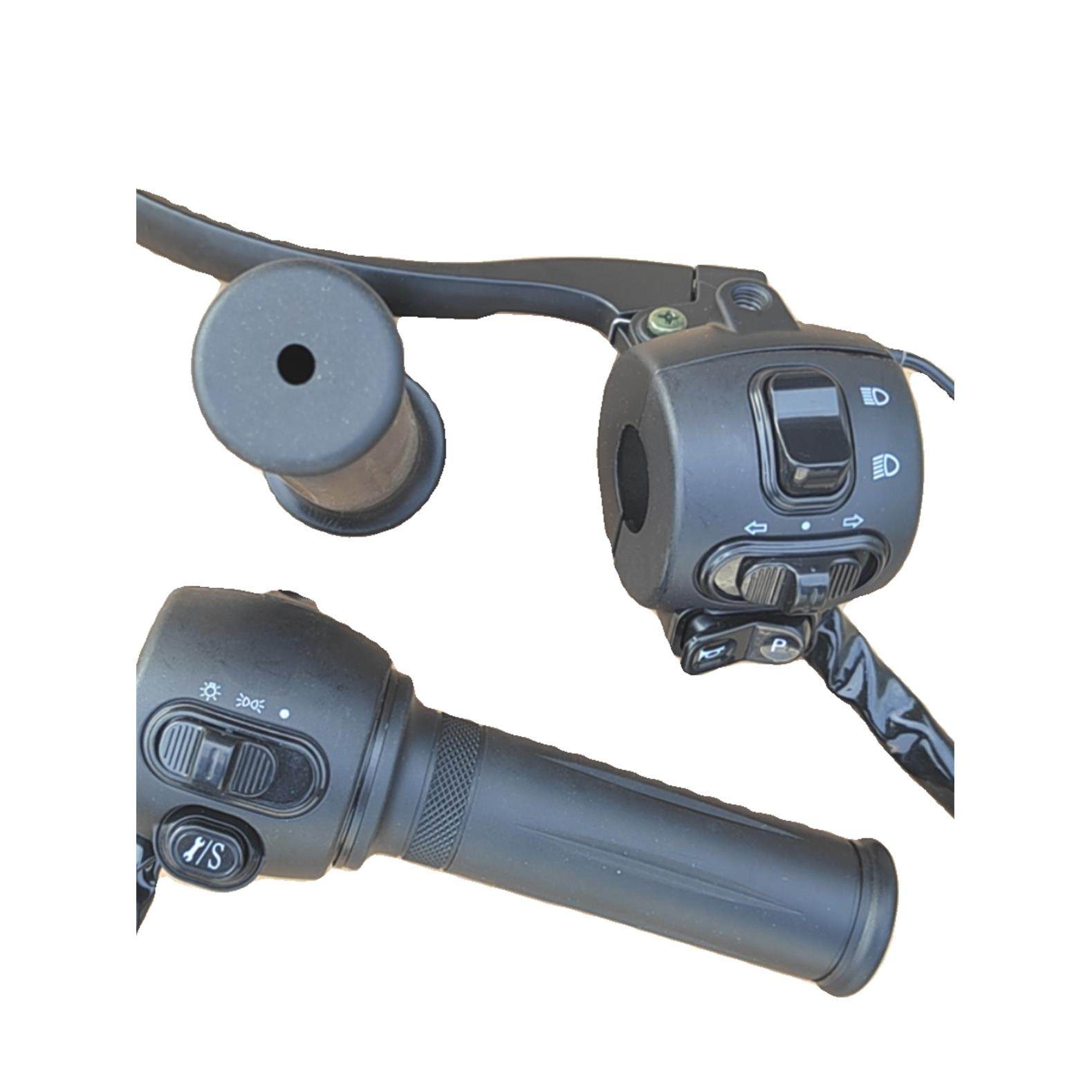 雅迪电动车米秀转把m5 m2 m3电瓶车右侧组合开关调速油门把手原装