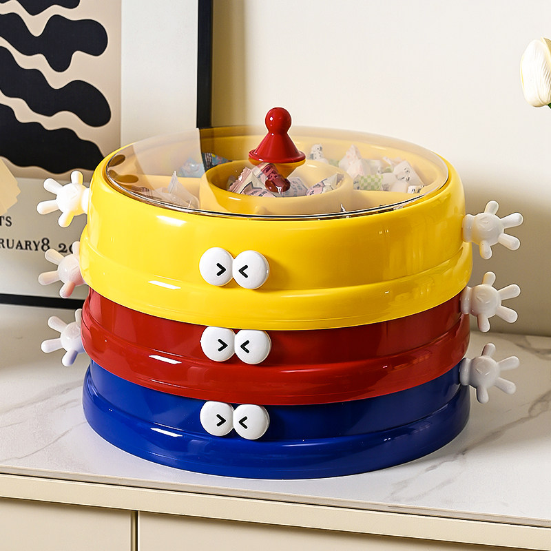 多巴胺2025年新款高颜值果盘客厅桌面茶几家用水果零食干果收纳盒