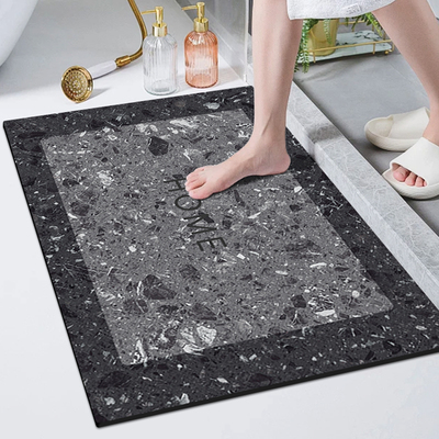 高级感浴室地垫硅藻泥洗手间门口防滑耐脏垫子家用卫浴专用脚垫子