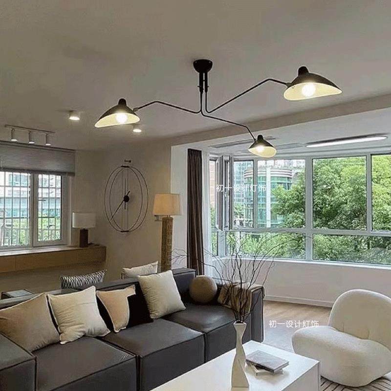 中古法式SergeMouille北欧客厅吊灯张牙舞爪饭厅主灯设计师鸭嘴灯,家装灯饰光源,客厅吊灯,淘宝优惠券,粉丝福利购,淘宝优惠卷