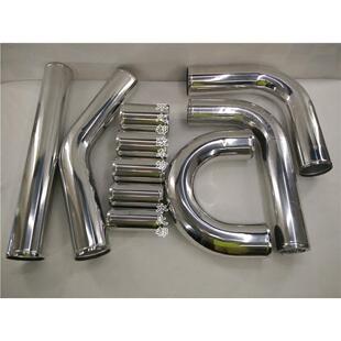 中性铝合金进气直铝管/L型45度90度u型涡轮增压中冷管回路进气管