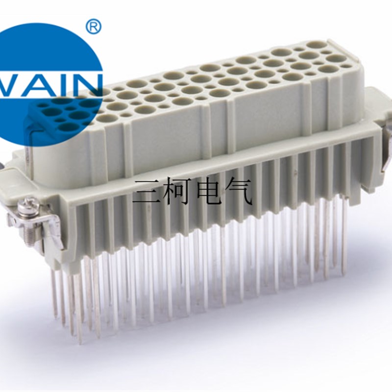 WAIN 唯恩 HD-064-FTHT 64针/芯母芯 HARTING WEVEL重载连接器