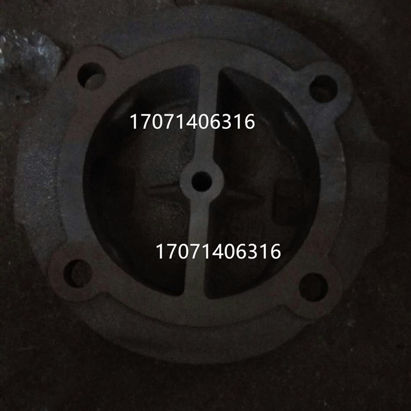 W1.6/8聚才11kw空压机缸盖JC100活塞机头缸盖30100加厚全铁缸盖