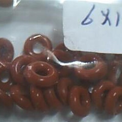 6*2 6x2 耐高温腐蚀好弹性红色硅胶密封O形圈外径6内径2线径2毫米