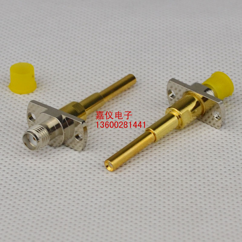 加长手机测试头加长款 平口16MM RF射频测试头 铜镀金SMA测试头