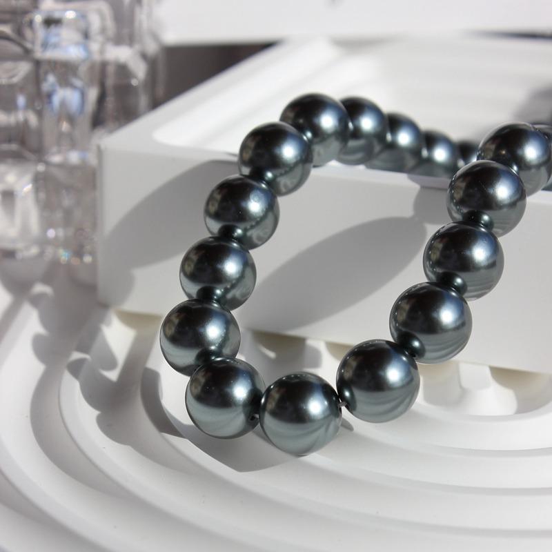 大溪地黑珍珠锁骨链高级设计手作