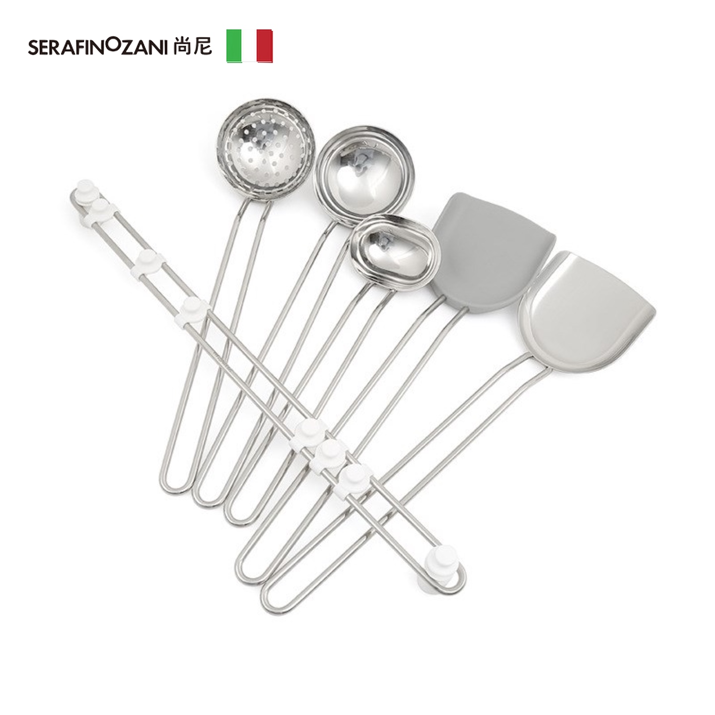 意大利尚尼不锈钢锅铲汤勺套装炊具勺子锅铲漏勺汤勺全套炖煮厨房