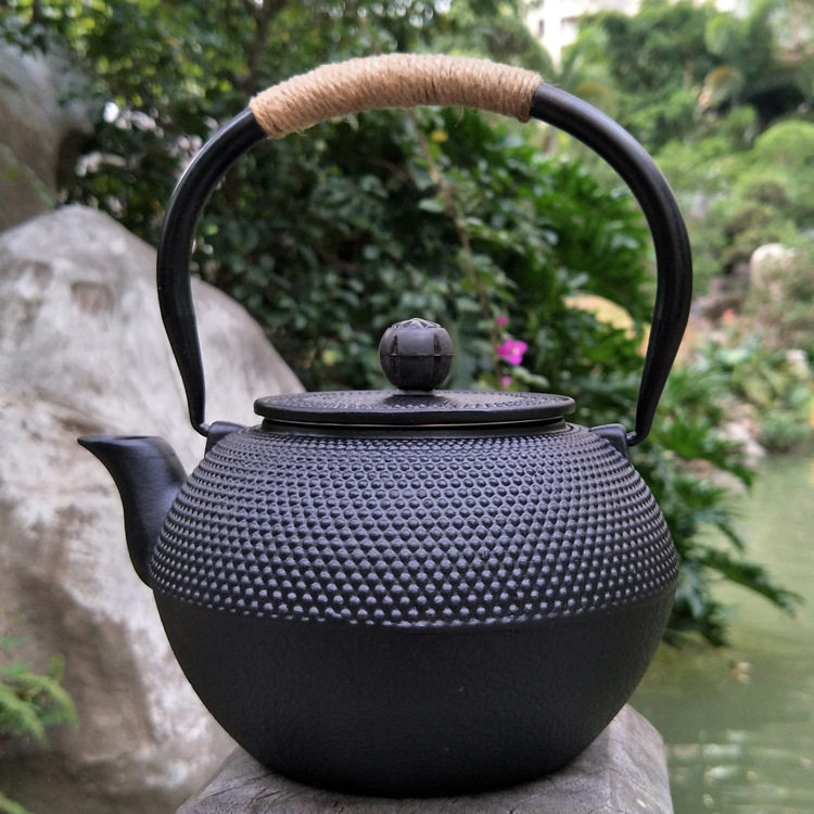 胜菩户外围炉煮茶壶家用室内全套炭炉小丁铸铁壶烧水炭火明火泡茶