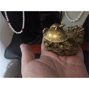 破解龙龟摆件铜子母斗三煞是非壁刀天斩墙角路冲反弓镇宅客厅招财