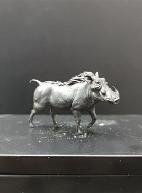 黄铜做旧c野猪豪猪摆件花园庭院盆栽盆景园艺造景微景观动物装饰