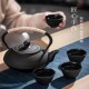 铁壶室内泡茶壶户外围炉煮茶烧水铸铁壶电陶炉焖茶U具水壶套装 明