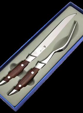 日式料理花式拓牌铁板烧s专用刀叉切牛排刀叉烤肉西餐牛扒工具套
