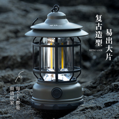 户外复古营地灯野营氛围帐篷灯户外营地便携N手提长续航露营帐篷