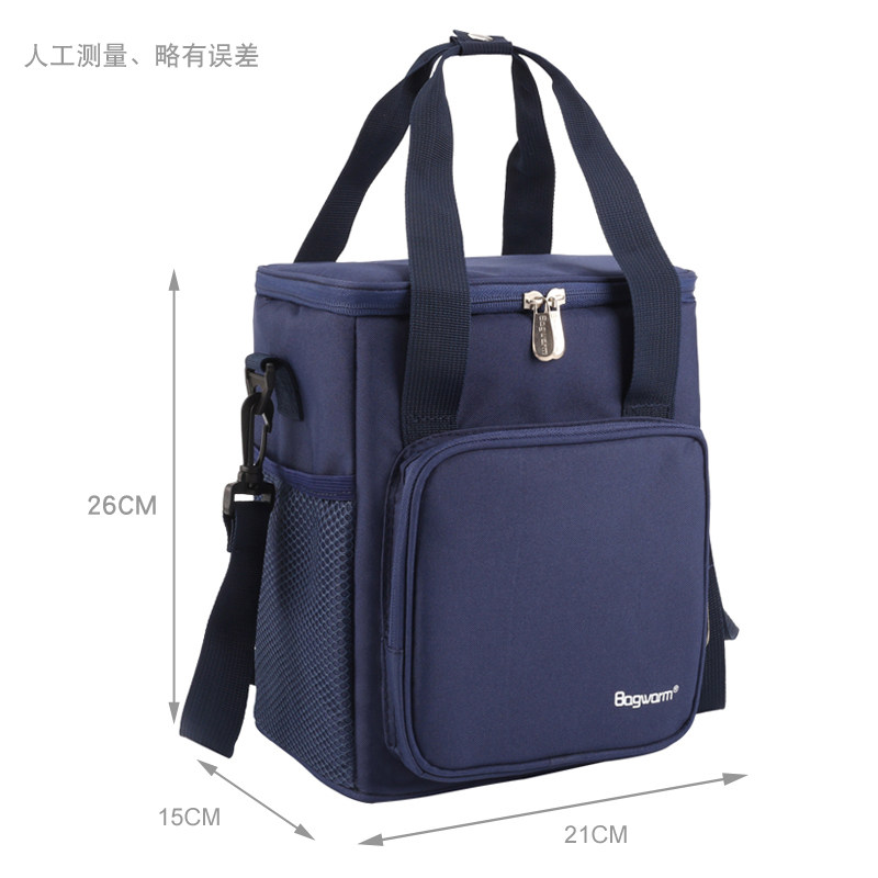 韩式时尚饭盒手提袋上班族饭袋便当包保温饭桶袋子V防水加厚带饭