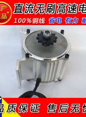 三轮车电机高速链条电机直流无刷改装设z备电机48V500W800W1000W