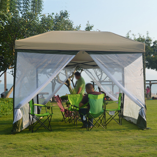 户外帐篷凉棚折叠遮阳p棚摆摊棚子自动四角摆摊伞车棚雨棚露营天
