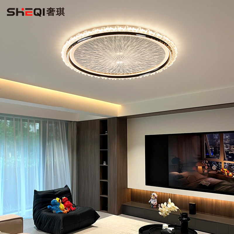 意式轻奢烟花卧室主卧书房次卧书房大气全光谱LED护眼客厅吸顶灯
