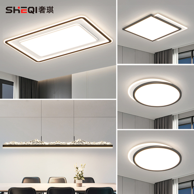 广东中山灯具大全2025新款led超亮客厅灯吸顶主灯现代简约厂直销