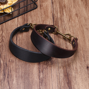 牛皮细犬项圈 脖套 狗脖套 格力惠比特项圈 牛皮P链 猎犬脖圈现货