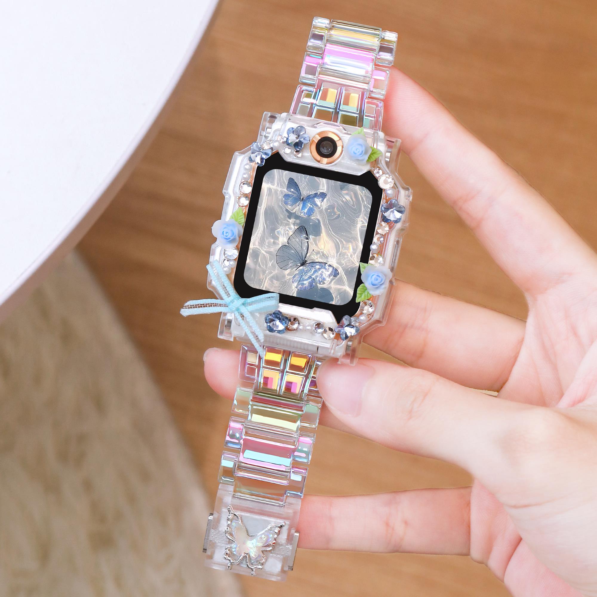 适用小天才Z11Z10Z9Z8儿童电话手表表带diy保护壳z7s保护套D3D2Z5