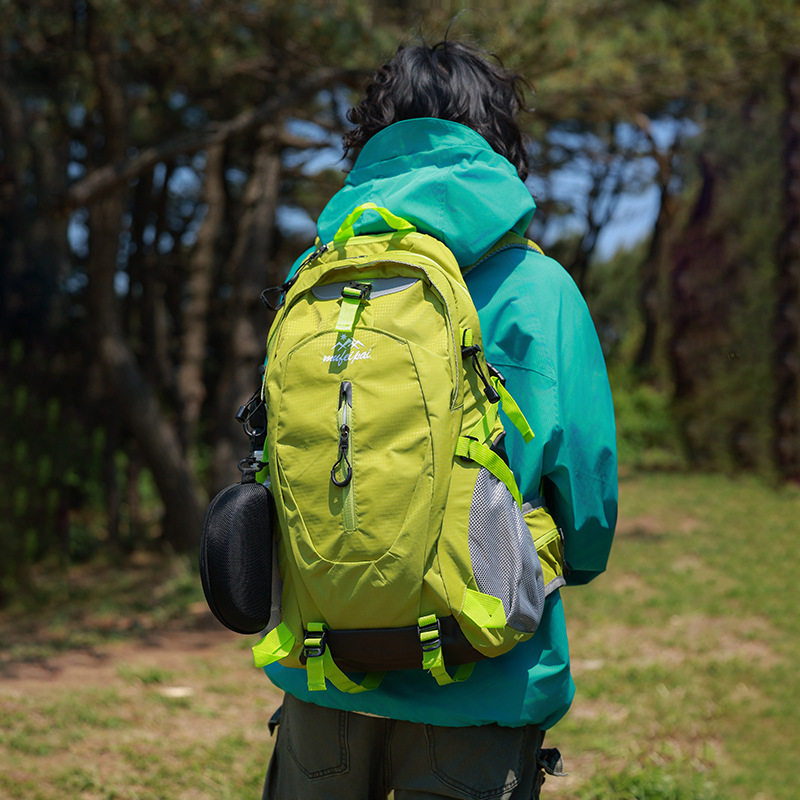 新款登山包大容量30L旅行包双肩包女户外运动徒步轻便旅游背包男