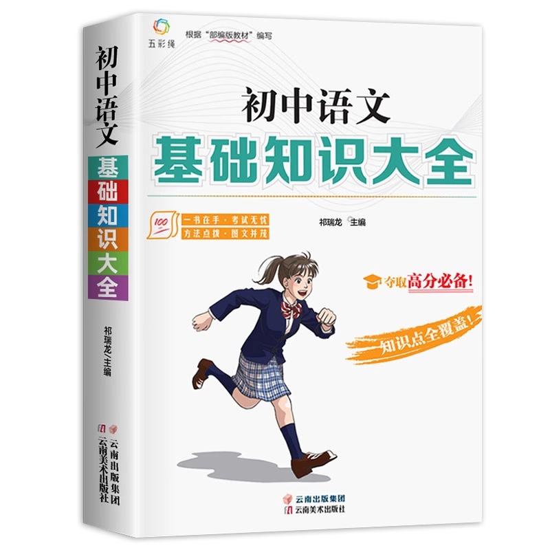 初中语文基础知识大全初一二三全套中学教辅七八九年级初中生辅导