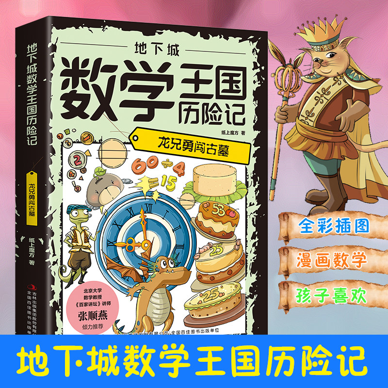 地下城数学王国历险记：龙兄勇闯古墓   培养孩子对数学兴趣的书籍