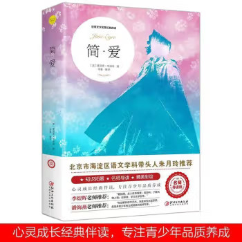 简爱正版世界文学名著简爱 3-9年级8-14岁儿童文学书籍附精美插图