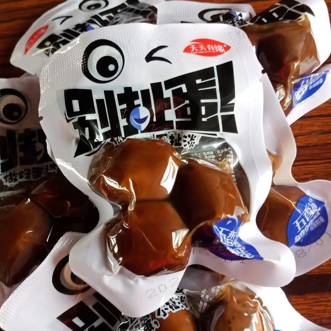 【新货】天天有缘无壳鹌鹑蛋卤蛋高营养零食铁蛋网红小吃零食