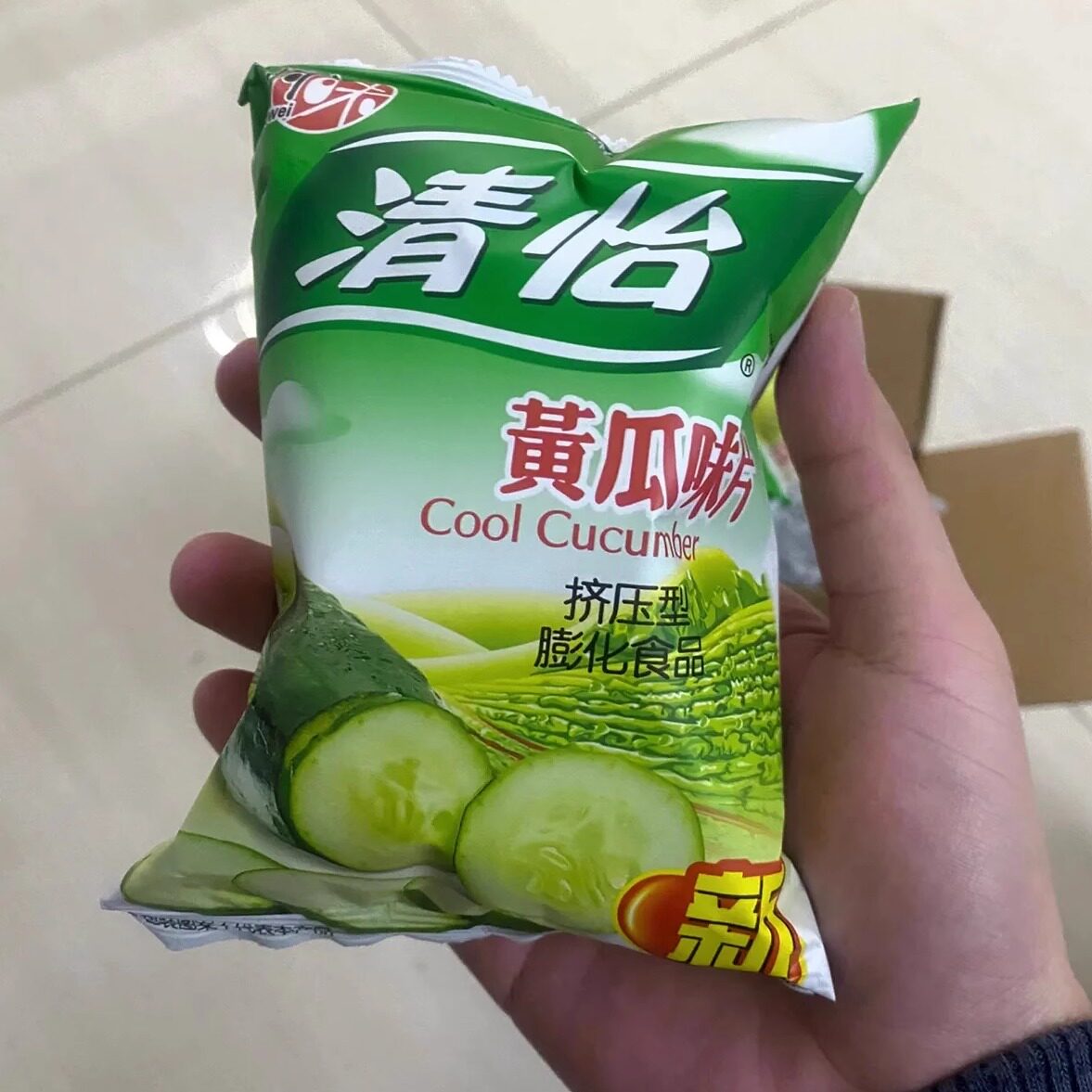 【新货】博味黄瓜味柠檬味薯片大袋零食批发一整箱好吃的零食