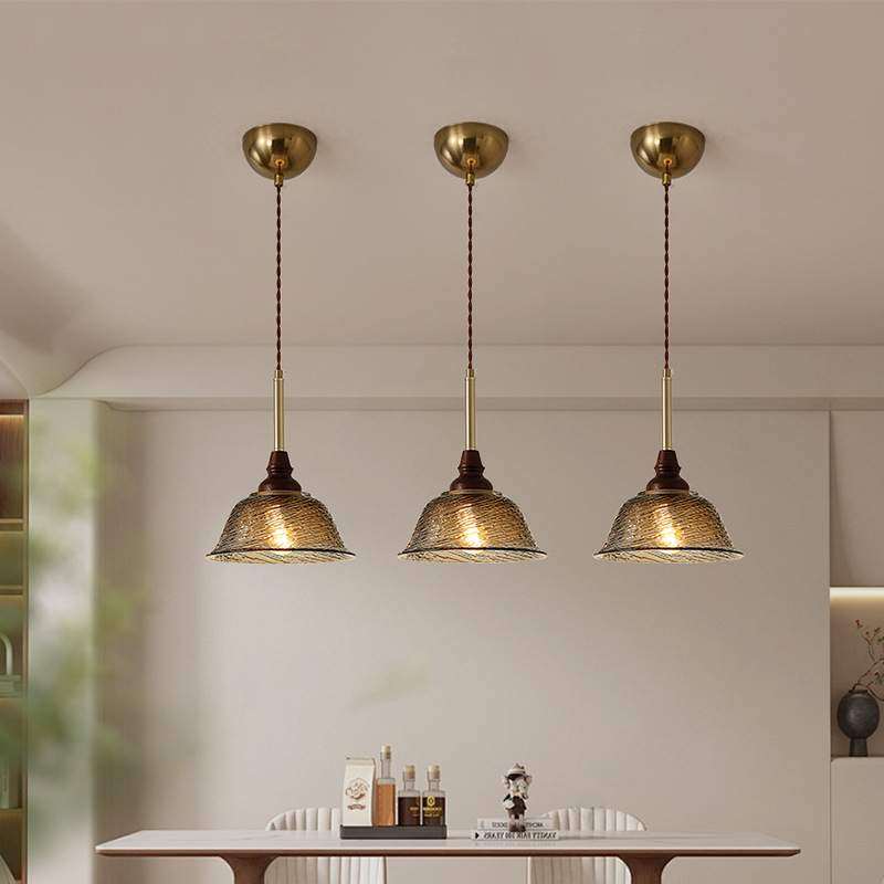 复古美式胡桃木色玻璃餐厅吧台吊灯咖啡厅餐桌岛台床头侘寂风灯具,机械设备,其他机械设备,淘宝优惠券,粉丝福利购,淘宝优惠卷