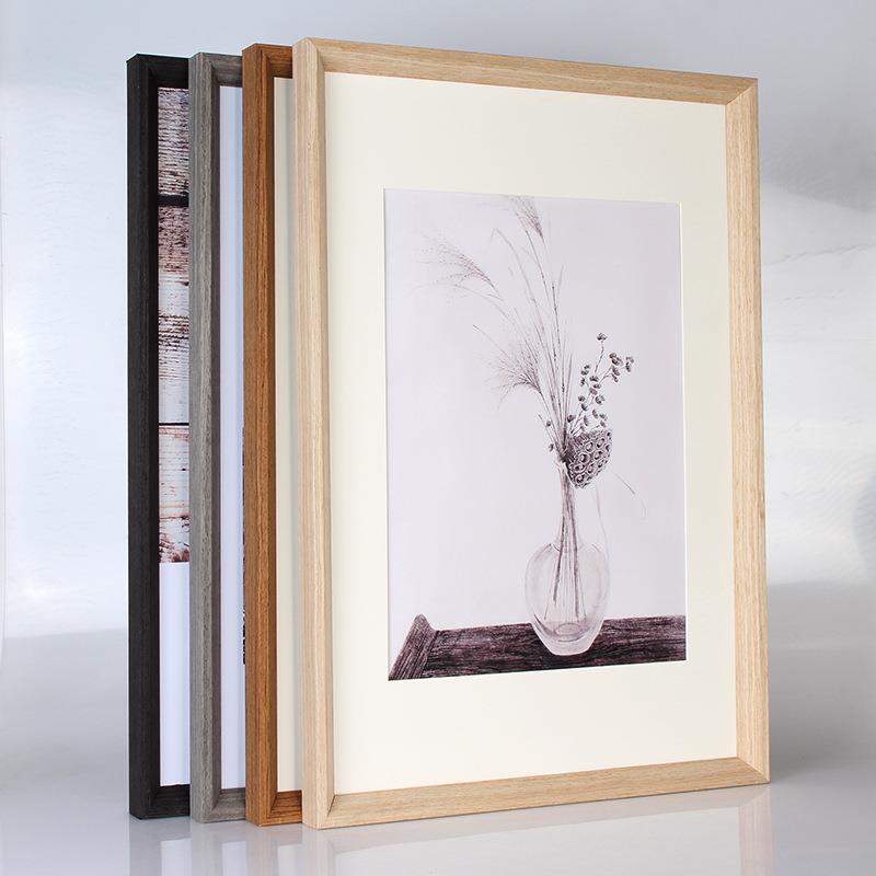 简约大尺寸画框装裱铝合金相框A3A420寸24寸素描拼图框架A3挂墙