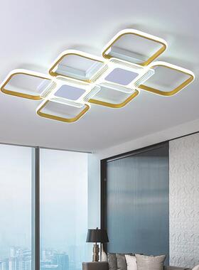 长方形客厅薄灯具简约现代大卧气室VRK灯具l长方形超铝材ed吸顶灯