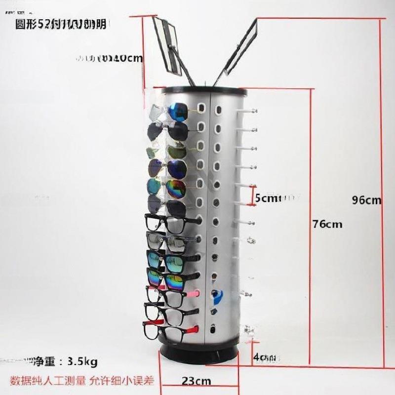 眼镜货旋转店铺放童装架眼镜309架眼摆镜的地推摊办公桌架子收纳