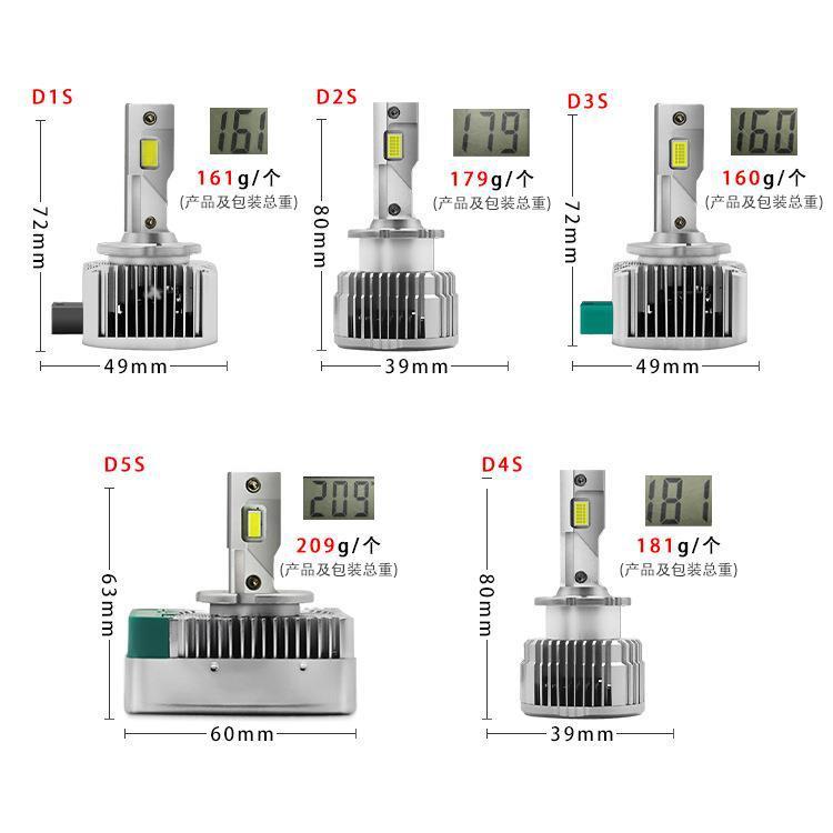 汽车D系列灯D系列LED大灯1SD2SD3SSLD大功率直插式E大灯DD4D5SD8S