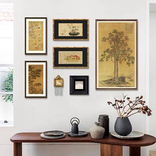 新样中式古风画墨竹书837房挂画板房客壁厅国装饰画组合民宿玄关
