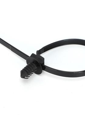 911黑色001线螺纹头束9109701扎带6*210mm带X131汽车束线500条/包