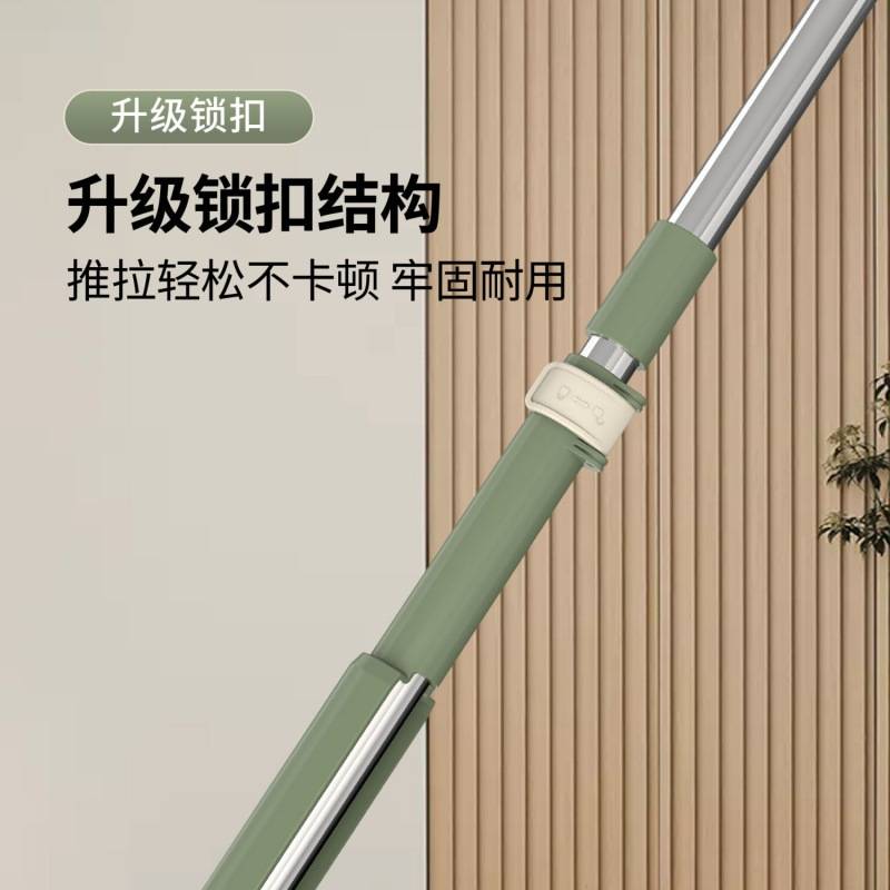 米创免手洗平板拖把加长旋转家用拖地神器干湿两用懒人拖布桶墩布