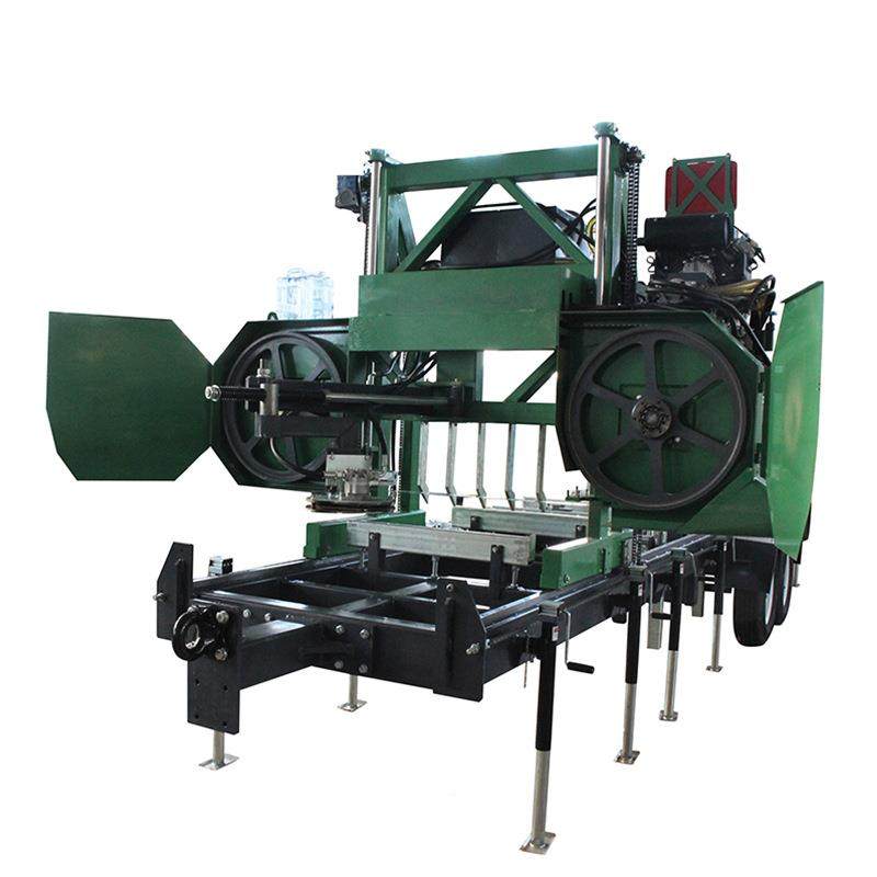 全自动大锯木机床木数控型卧式龙门带锯机OUI大直径原材开料机工