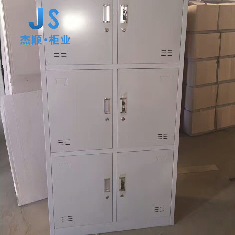 河北杰顺24门储物更衣柜 浴室学校单位超市商场用更衣储物铁皮柜