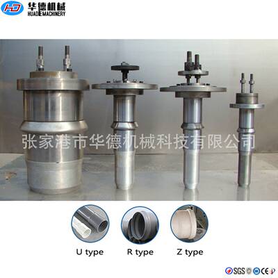 张家港市华德机械110-250mm塑料pvc管材扩口机扩直口管材设备厂家