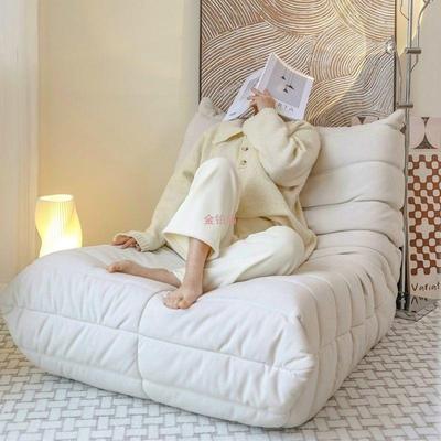 椅毛毛虫懒人椅GHF沙闲发沙发阳台网红客厅卧室休休闲椅单人躺榻