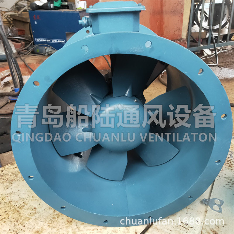青岛CZ系列风机舰船用轴流通风机通风设备200MM直径船用风机