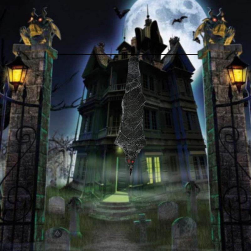 跨境音亚逊爆款GYK万圣节具装饰道酒马吧鬼屋布置发光发声木乃伊