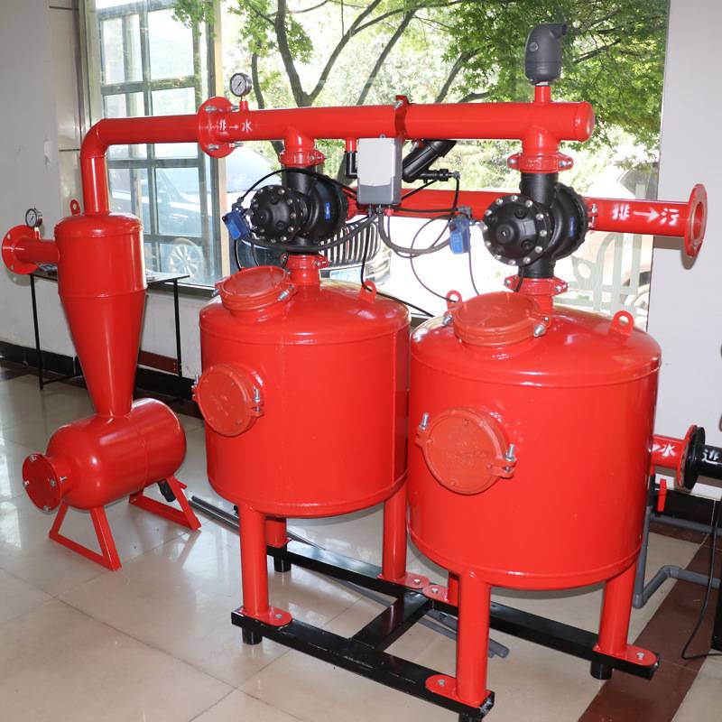 农业灌溉水处理全自动反冲洗砂石过滤器大棚园林过滤设备自动清洗