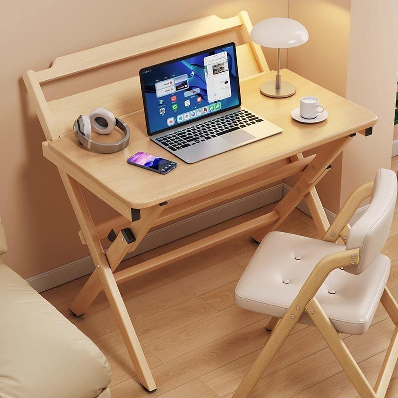 实木折叠G折叠桌书仿桌学儿童学小习桌简易小户型课桌生家用写字