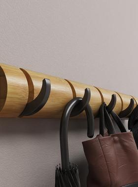 JP150319创意可叠衣帽架挂墙上挂衣架门挂后墙壁挂折衣壁钩入户玄