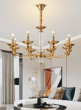 餐蜡烛吊753灯欧式复古le铁艺客厅灯厂家货源玻璃别墅d吊厅灯