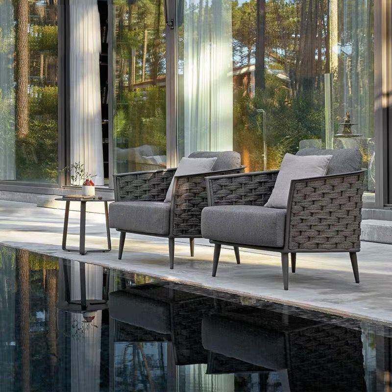 户外沙发闲防晒防水休客民厅阳台室SSR-114外庭院几三茶人藤编家